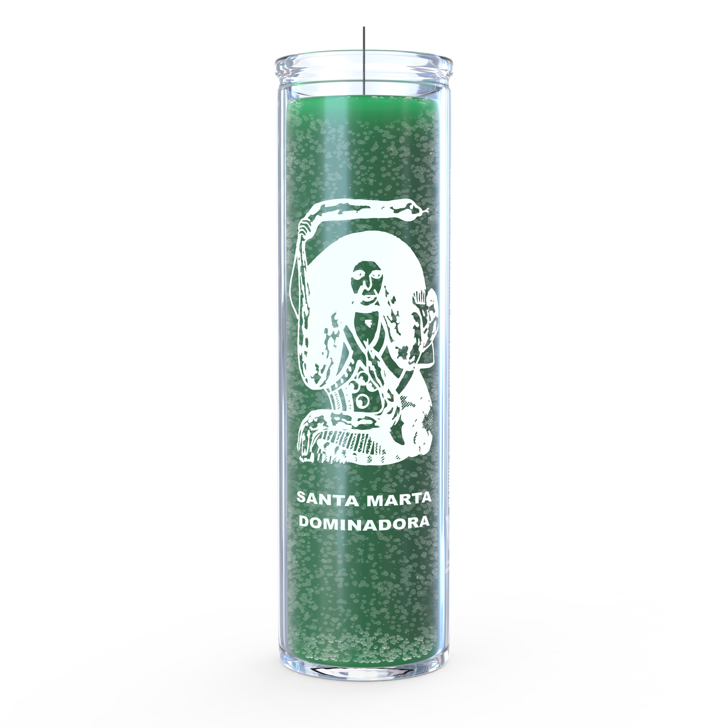 St. Martha Dominator 7 Day Candle, Green