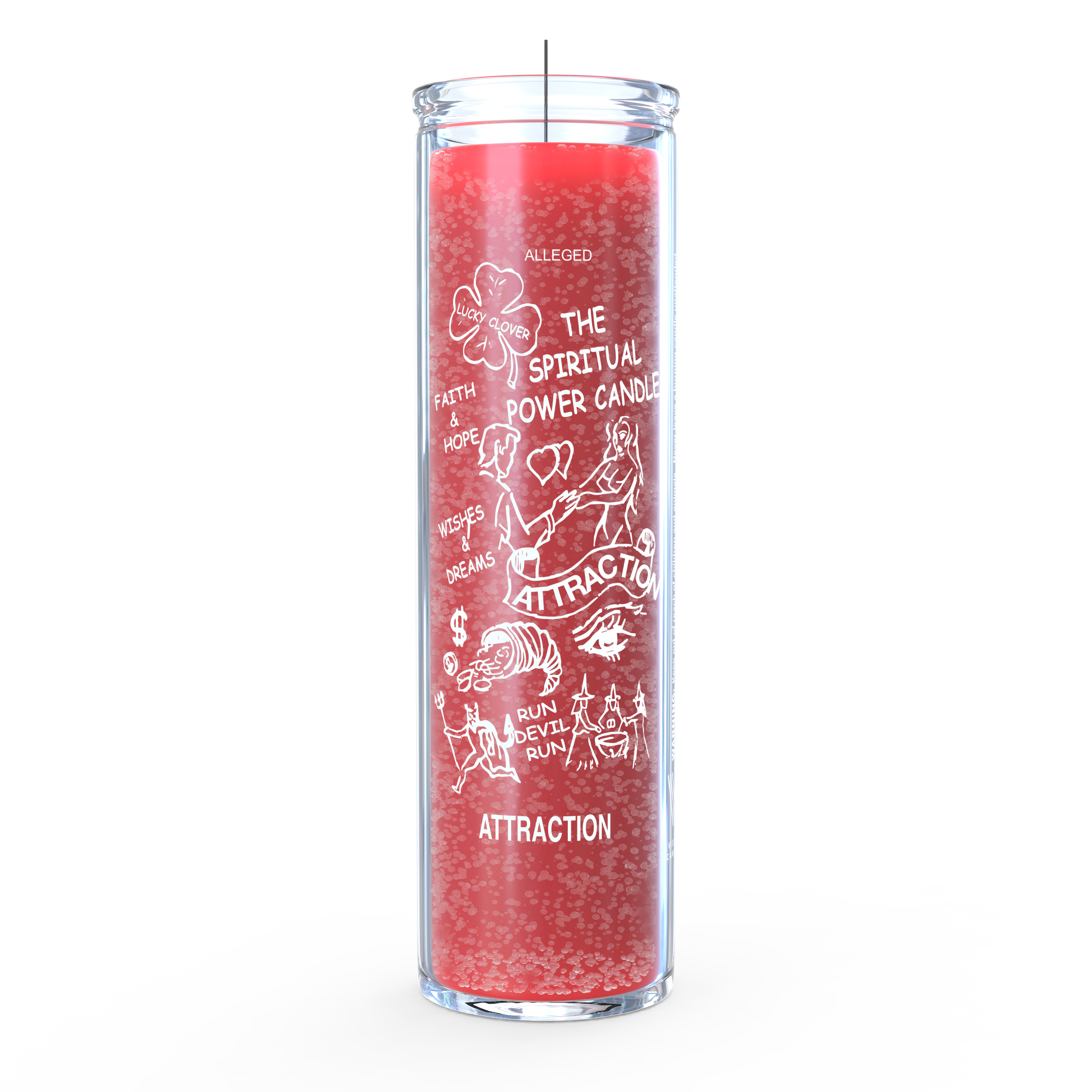 Attraction 7 Day Candle, Red
