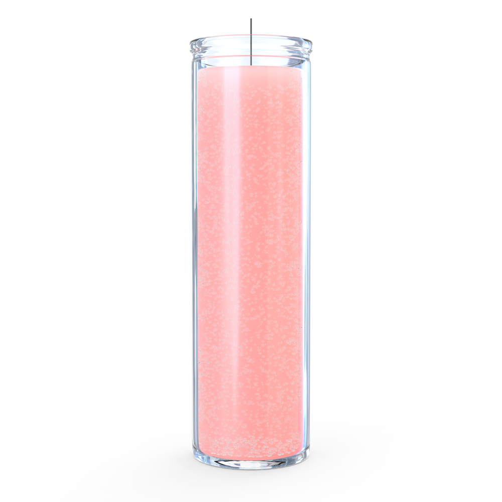 Pink 7 Day Candle