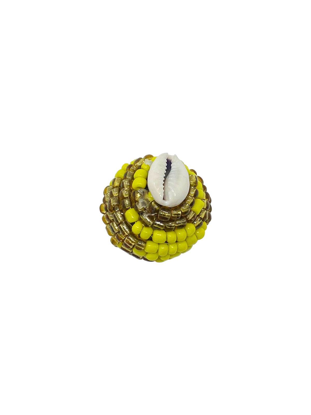 Oshún Macuto – Handmade with Sacred Beads & Cowrie Shell