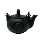 Cast Iron Kettle w/ Lid 4" Pentacle