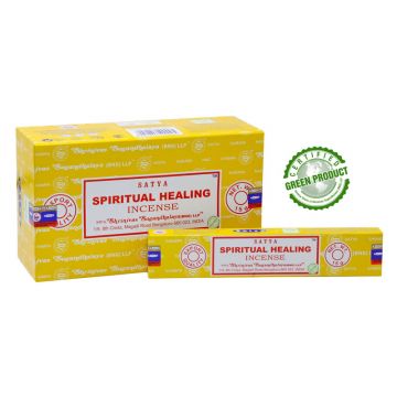 Satya Spiritual Healings Incense Sticks, 15gm x 12 boxes