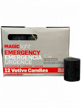 15 Hour Votives - Black, Box/12