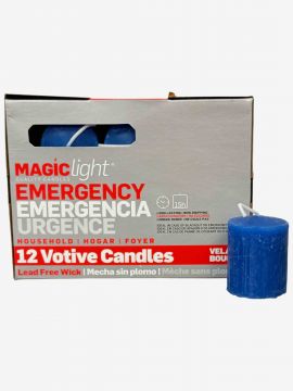 15 Hour Votives - Blue, Box/12