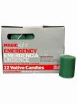 15 Hour Votives - Green, Box/12