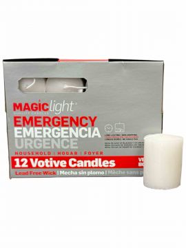 15 Hour Votives - White, Box/12