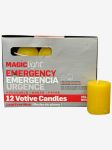 15 Hour Votives - Yellow Box/12