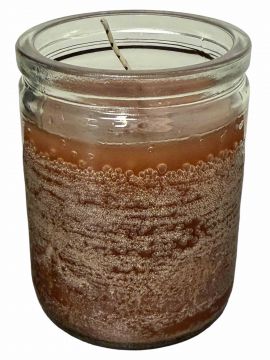 ****DISCONTINUED****OLD GLASS Brown 50 Hour Candle