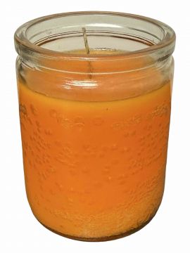 ****DISCONTINUED****OLD GLASS Orange 50 Hour Candle