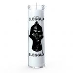 Elegua 7 Day Candle, White