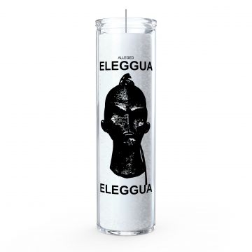 Elegua 7 Day Candle, White