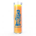 Santa Muerte (Holy Death) 7 Day Candle, Gold