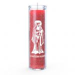 Santa Muerte (Holy Death) 7 Day Candle, Red