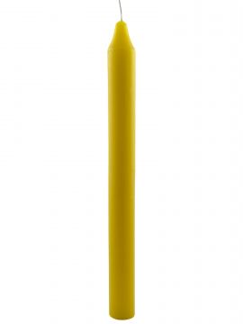 8" Household Candles - Yellow, Bag of 8