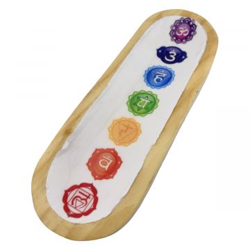 Wood Ash Catcher 10" - 7 Chakra Laminated, Each