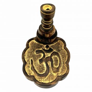 Wood Incense Backflow Cone Burner - OM (Box of 2)