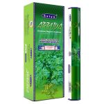 Arruda (Rue) Incense Sticks, Satya Hex Pack - 6 Boxes x 20 Sticks