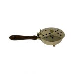 Brass Censer Burner Wooden Handle - Stars, 8" L, 3.5" D, Each