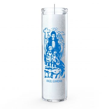 Guardian Angel 7 Day Candle, White