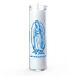 Virgin Guadalupe 7 Day Candle, White