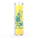 St. Lazarus 7 Day Candle, Yellow