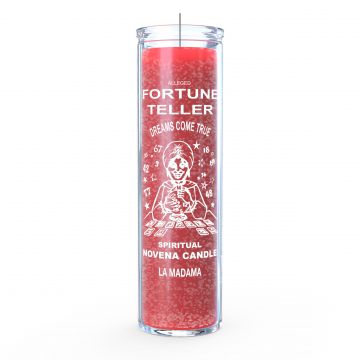 Fortune Teller (Madama) 7 Day Candle, Red