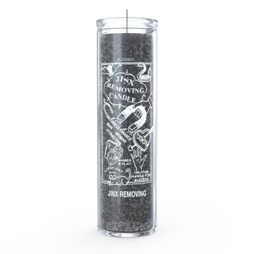 Jinx Removing 7 Day Candle, Black