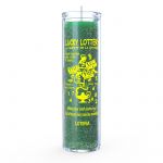 Lucky Lottery 7 Day Candle, Green