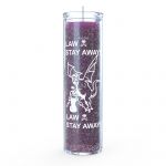Law Stay Away 7 Day Candle, Purple