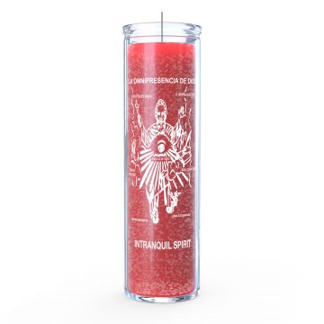 Intranquil Spirit 7 Day Candle, Red