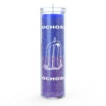 Orisha Ochosi 7 Day Candle, Blue/Purple