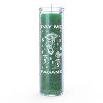 Pay Me Now 7 Day Candle, Green