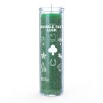 Double Fast Luck 7 Day Candle, Green