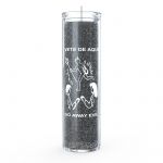 Go Away Evil 7 Day Candle, Black