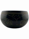 Black Singing Bowl, Aluminum, 5"D