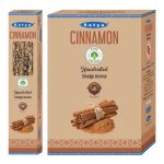 Cinnamon Satya Handrolled Smudge Incense Sticks, 9 Sticks x 12 Boxes