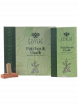 Golden Lotus - Patchouli Oudh Smudge Incense Bricks, 15 Bricks per Box x 12 Boxes