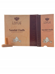 Golden Lotus - Sandal Oudh Smudge Incense Bricks, 15 Bricks per Box x 12 Boxes
