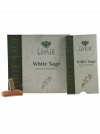 Golden Lotus - White Sage Smudge Incense Bricks, 15 Bricks per Box x 12 Boxes