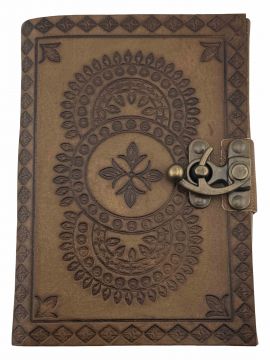 Leather Journal - Mandala 5x7