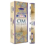 OM Incense Sticks, Satya Hex Pack - 6 Boxes x 20 Sticks