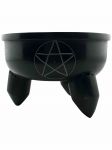 Soapstone Charcoal Burner - Pentacle, Each