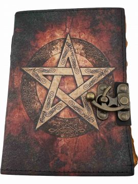 Leather Journal - Pentacle 5x7