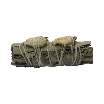 White Sage, Eucalyptus & Ginger Smudge Stick - Small 4" (6 Pack)