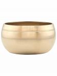 Gold Polished Singing Bowl, Machined, 4"D
