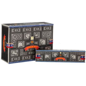 Satya Super Hit Incense Sticks, 40gm x 12 boxes