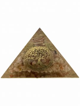 Organize Pyramid - Sun Stone, 2"x2"x1.5", Each