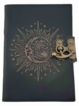 Leather Journal - Sun 5x7