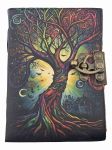 Leather Journal - Tree of Life 5x7