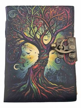 Leather Journal - Tree of Life 5x7